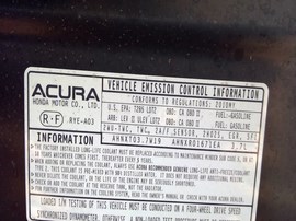 2010 ACURA MDX, BLACK, 3.7L, AT, AWD.  A25215